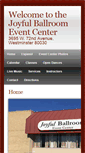 Mobile Screenshot of joyfulballroom.com